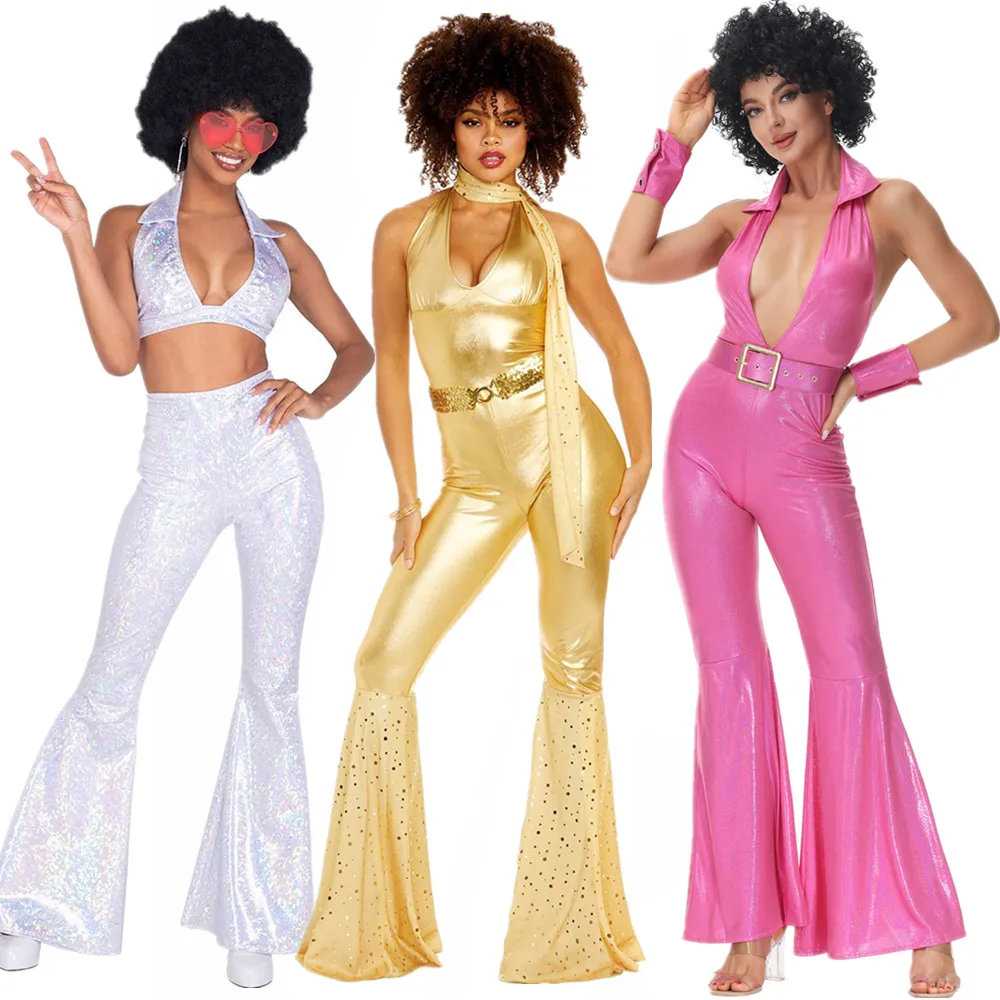 Women'S Fashion From The 70S - Woman Sexy 70s 80s Hippie Costume
