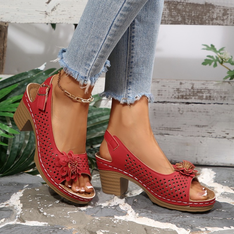 Women Chunky Heel Sandals Summ - Women Fashion Trend 2026 recension och pris