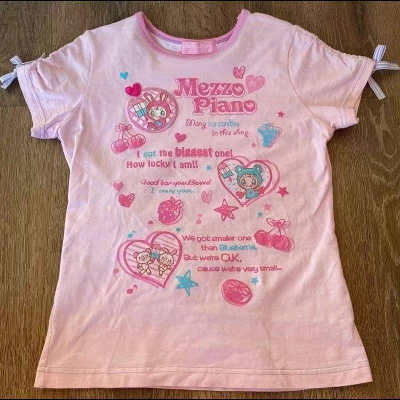 Vintage Kawaii Cute Short Slee - Crop Top Women recension och pris
