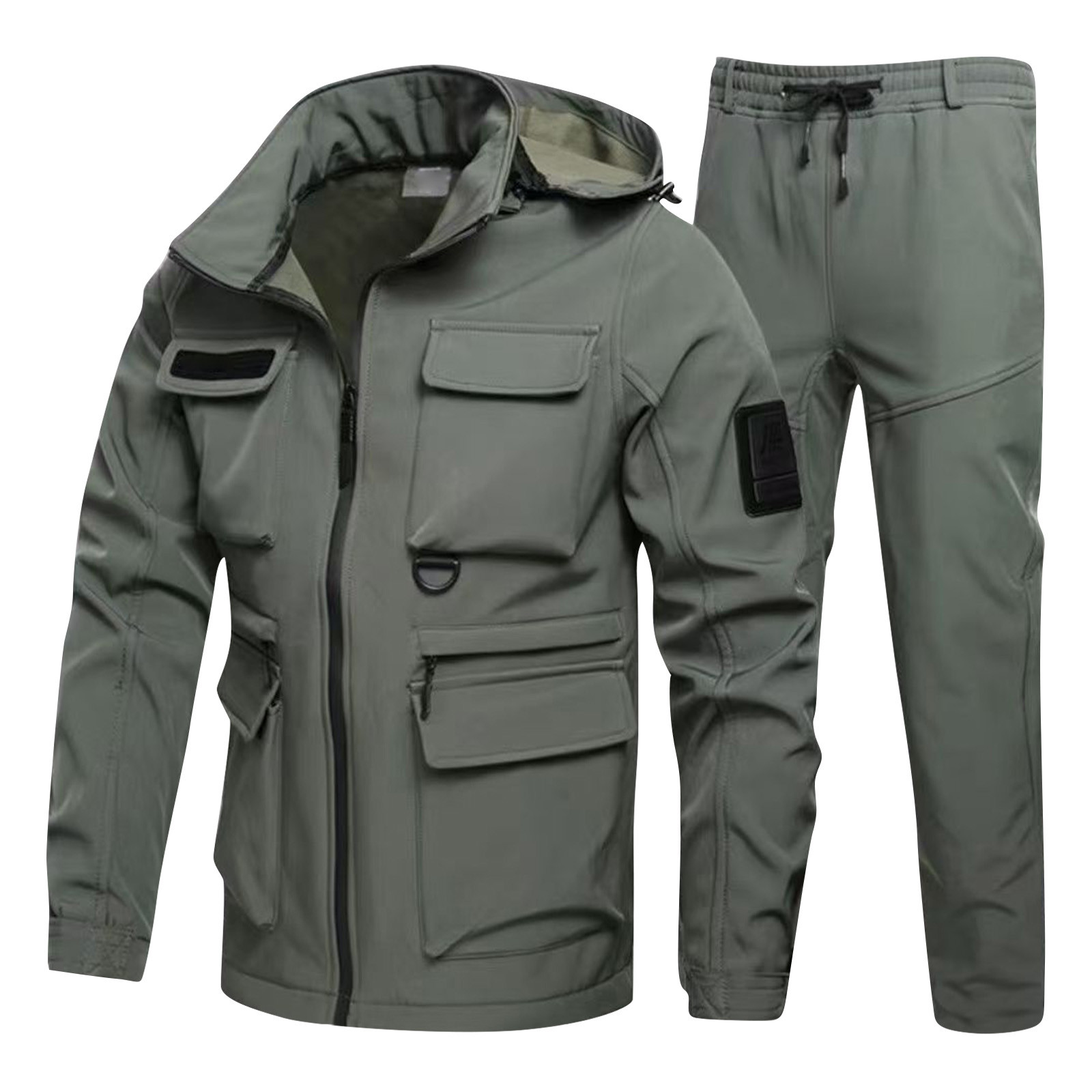 Men's Hooded Casual Military O - Women'S Fashion Utility Jacket recension och pris