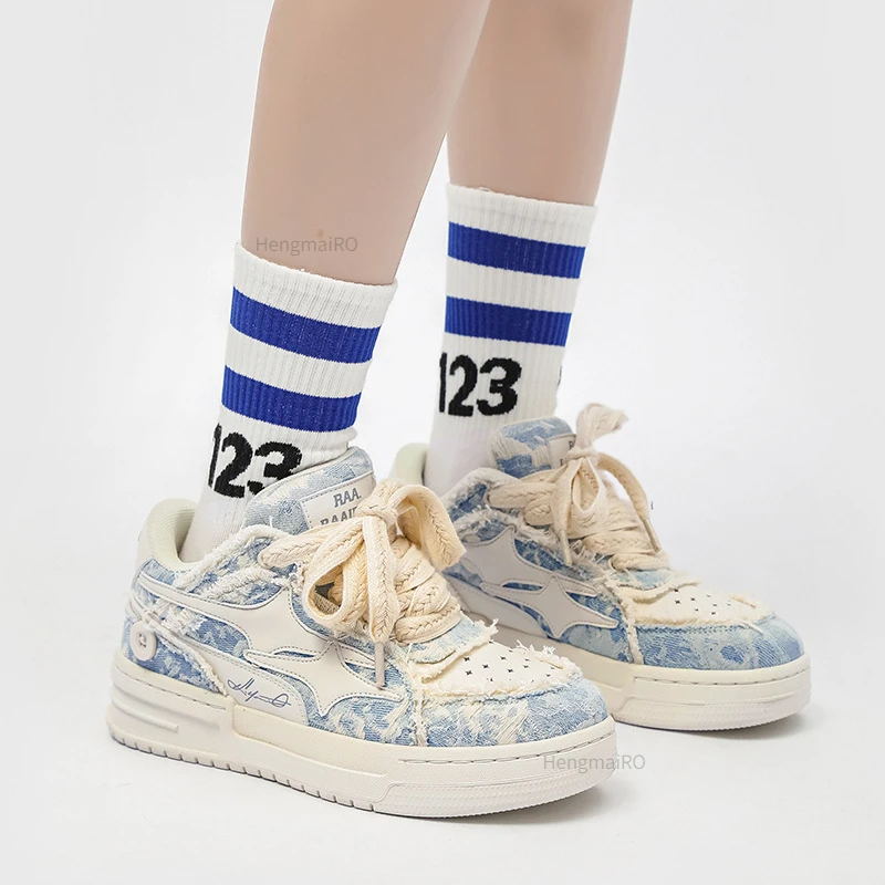 Women Sneakers Man Retro Star  - Women'S Fashion Tennis Shoes recension och pris