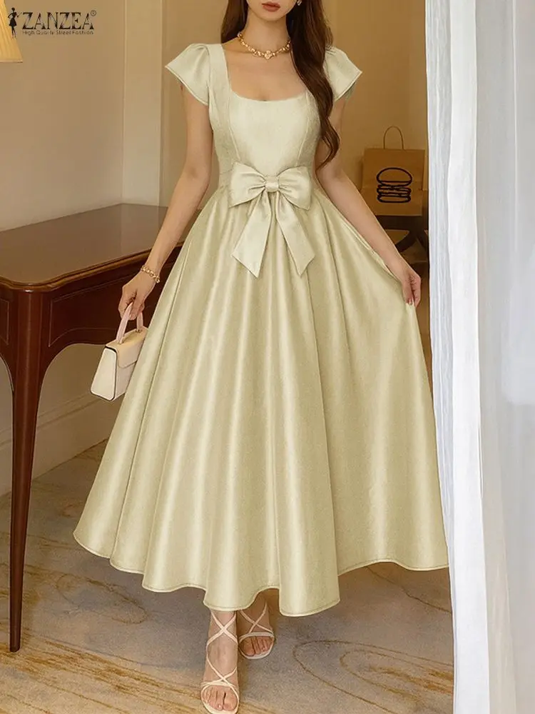 2025 ZANZEA Elegant Women Sati - Women'S Fashion Umbrella recension och pris