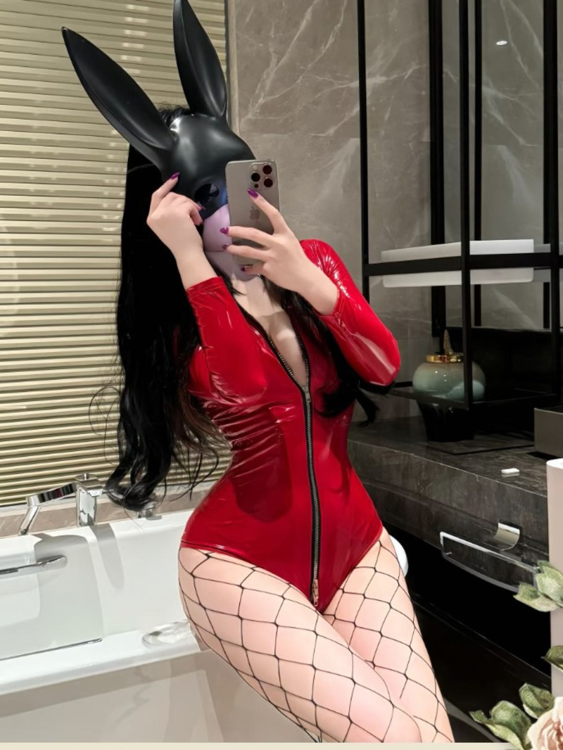 Sexy Patent Leather Bodysuit Z - Women'S Fashion Pajamas recension och pris