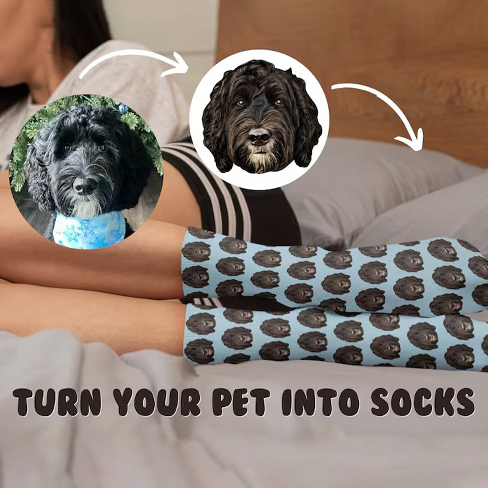 Customize face socks fashion h - Women'S Fashion Socks recension och pris
