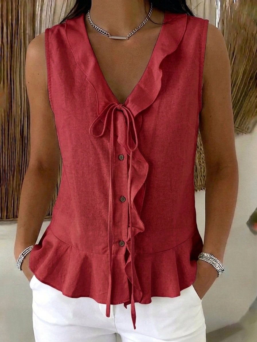 Solid Casual Loose Blouses For - Women'S Fashion Trends Spring 2026 recension och pris