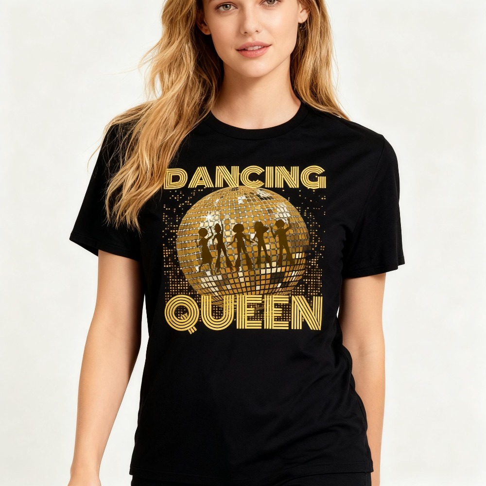 Dancing Queen Tshirt 70s 80s 9 - Women'S Fashion From The 70S recension och pris