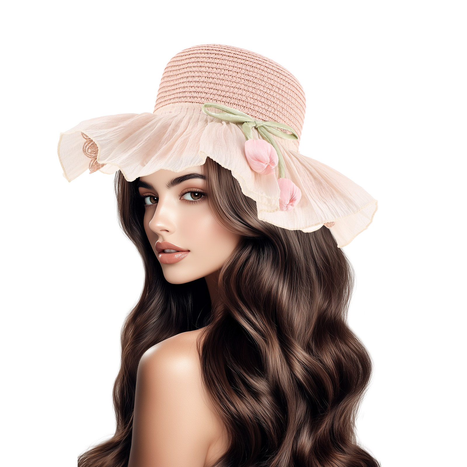 Girl Summer Straw Sun Hat Wide - Straw Hat Summer recension och pris