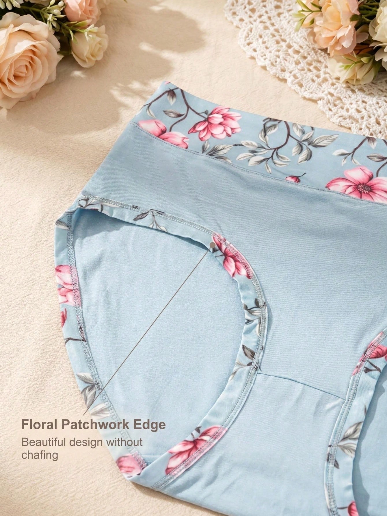 5PCS Plus Size Women's Flower  - Trend Women Fashion recension och pris