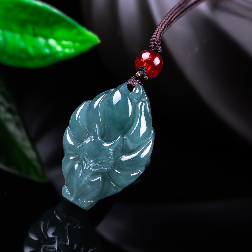 Natural Burmese Jadeite Fox Pe - Trend Women Fashion recension och pris