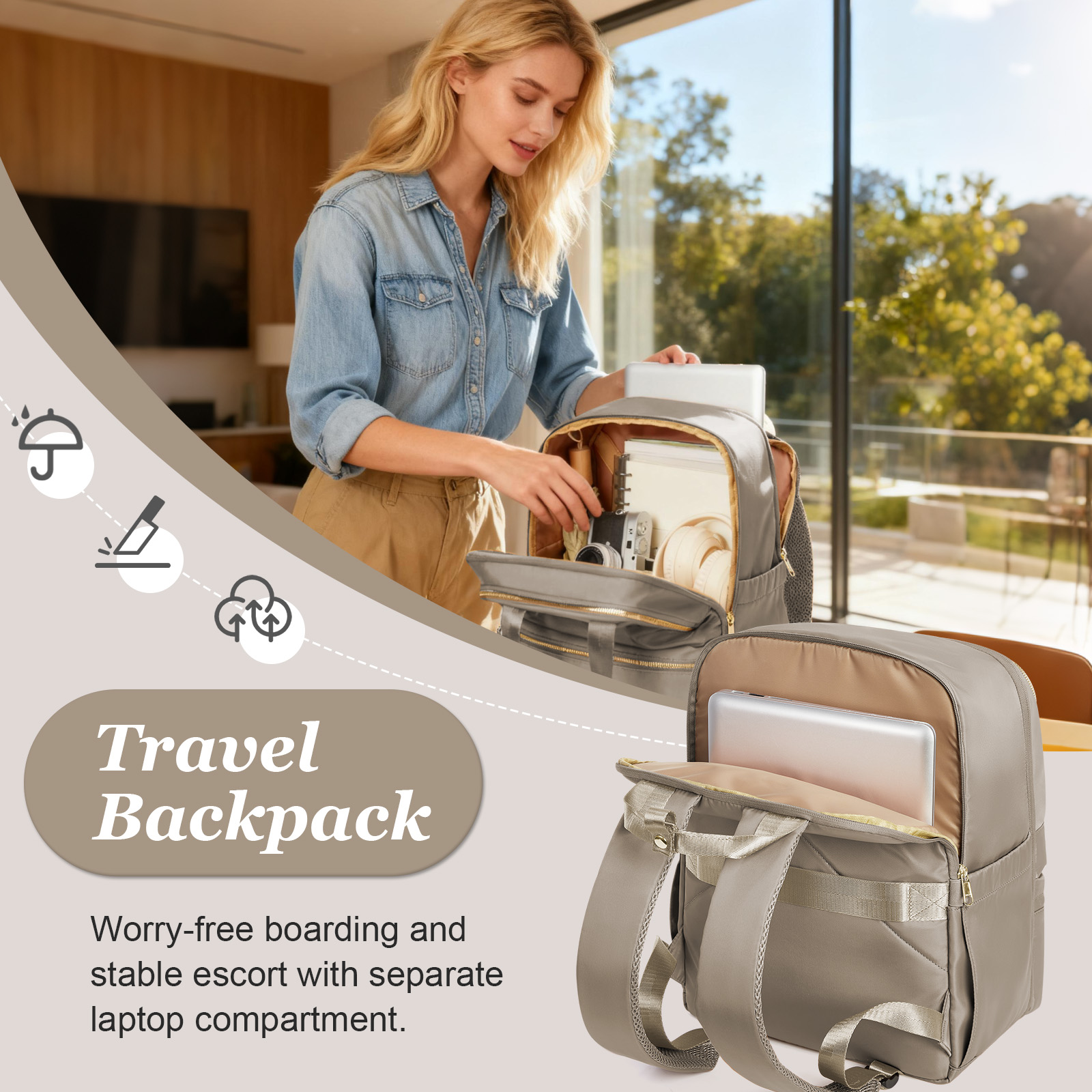 Ryanair 40x30x20 Travel Backpa - Trend Women Fashion recension och pris