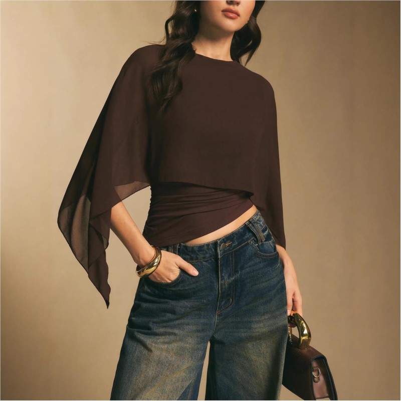 Casual Fashion Irregular T-shi - Women'S Fashion Trends Spring 2026 recension och pris