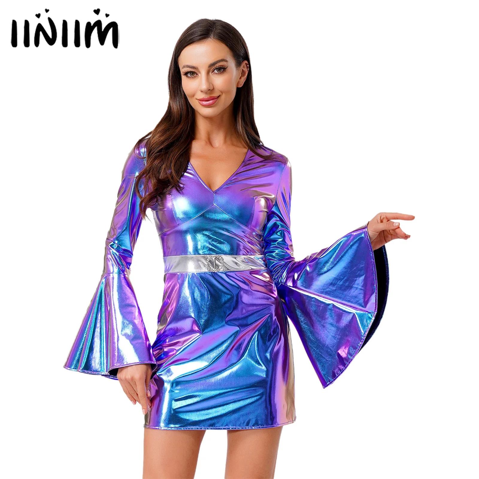 Womens Retro 70s Disco Bodycon - Women'S Fashion From The 70S recension och pris