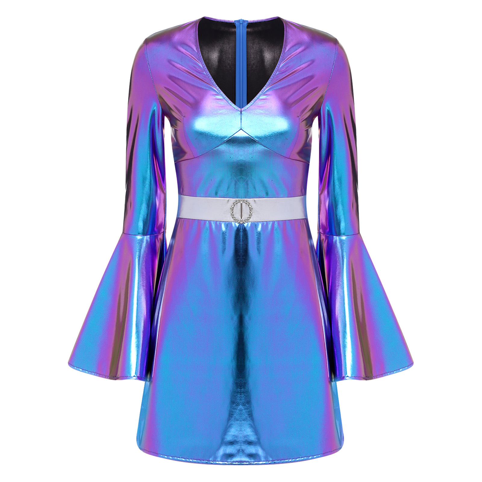 Womens Retro 70s Disco Bodycon - Women'S Fashion From The 70S recension och pris