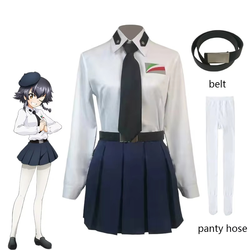 Anime GIRLS und PANZER Anzio H - Pleated Skirt Women recension och pris