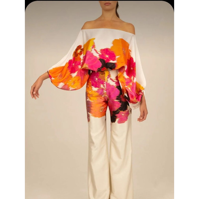 Women Satin Print Pajamas Suit - Women'S Fashion Pajamas recension och pris