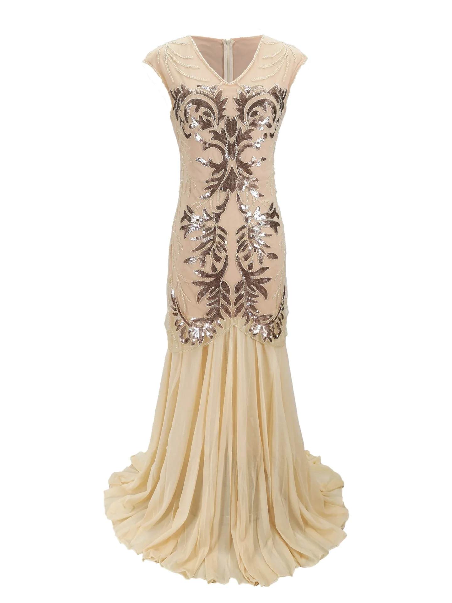 1920 Sequined Chiffon Dress Vi - Women'S Fashion In 1920 recension och pris