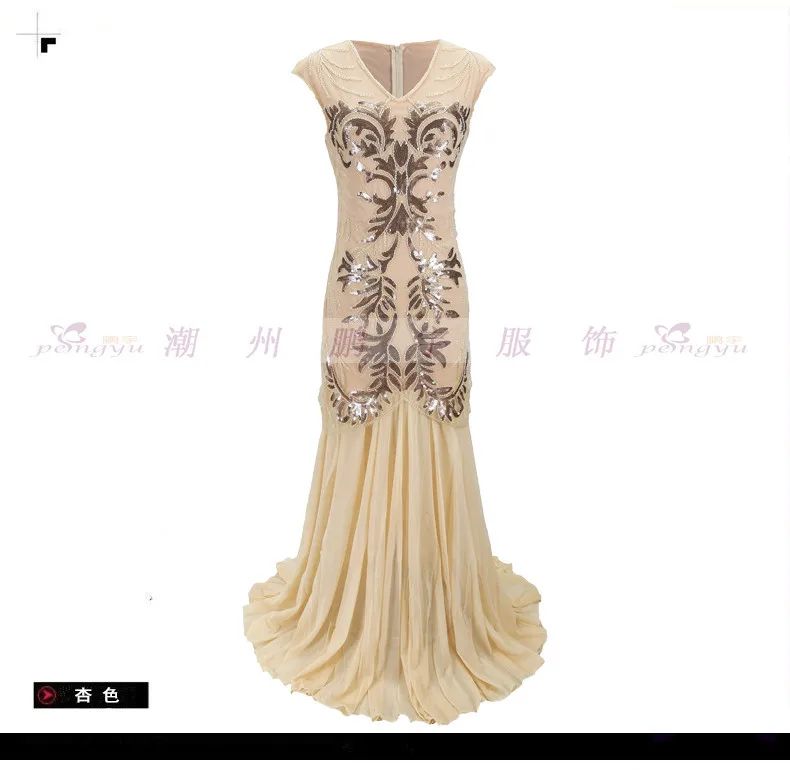 1920 Sequined Chiffon Dress Vi - Women'S Fashion In 1920 recension och pris