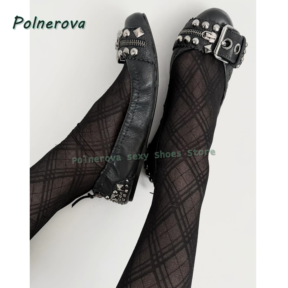 Rivet Belt Buckle Mary Jane Sh - Women Fashion Trend 2026 recension och pris