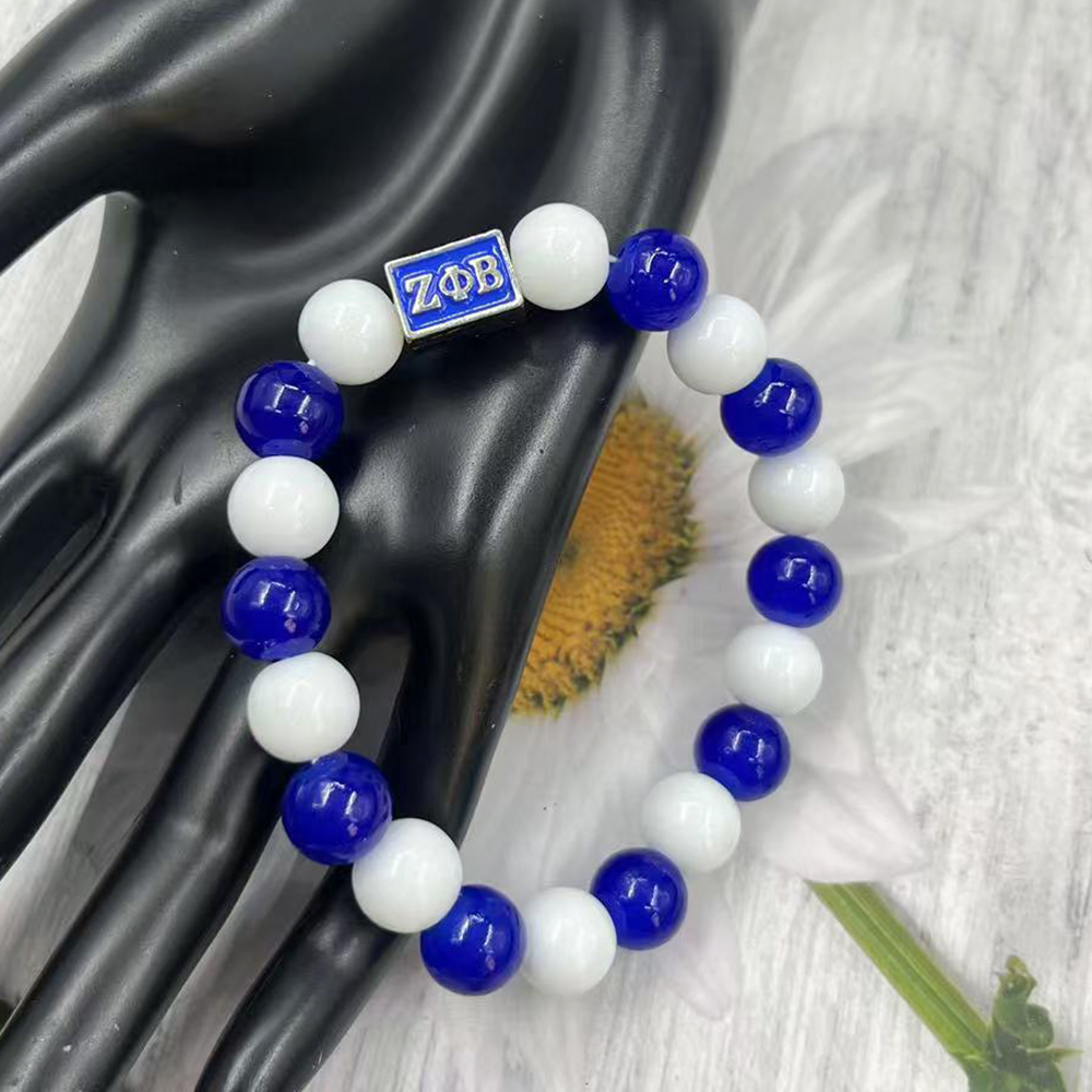 Blue and White Glass Beads Zet - Women'S Fashion In 1920 recension och pris