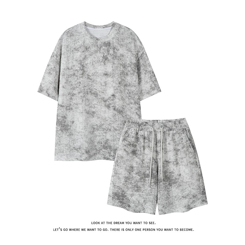 American-style Summer Men Sets - Tie Dye Two Piece recension och pris