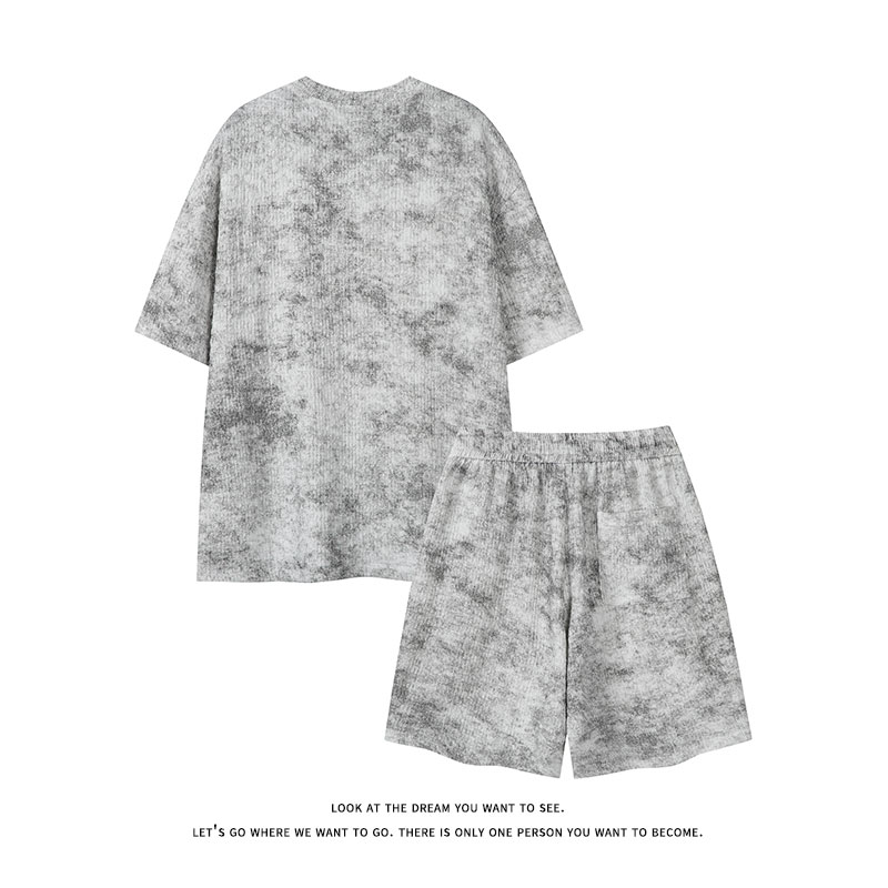 American-style Summer Men Sets - Tie Dye Two Piece recension och pris