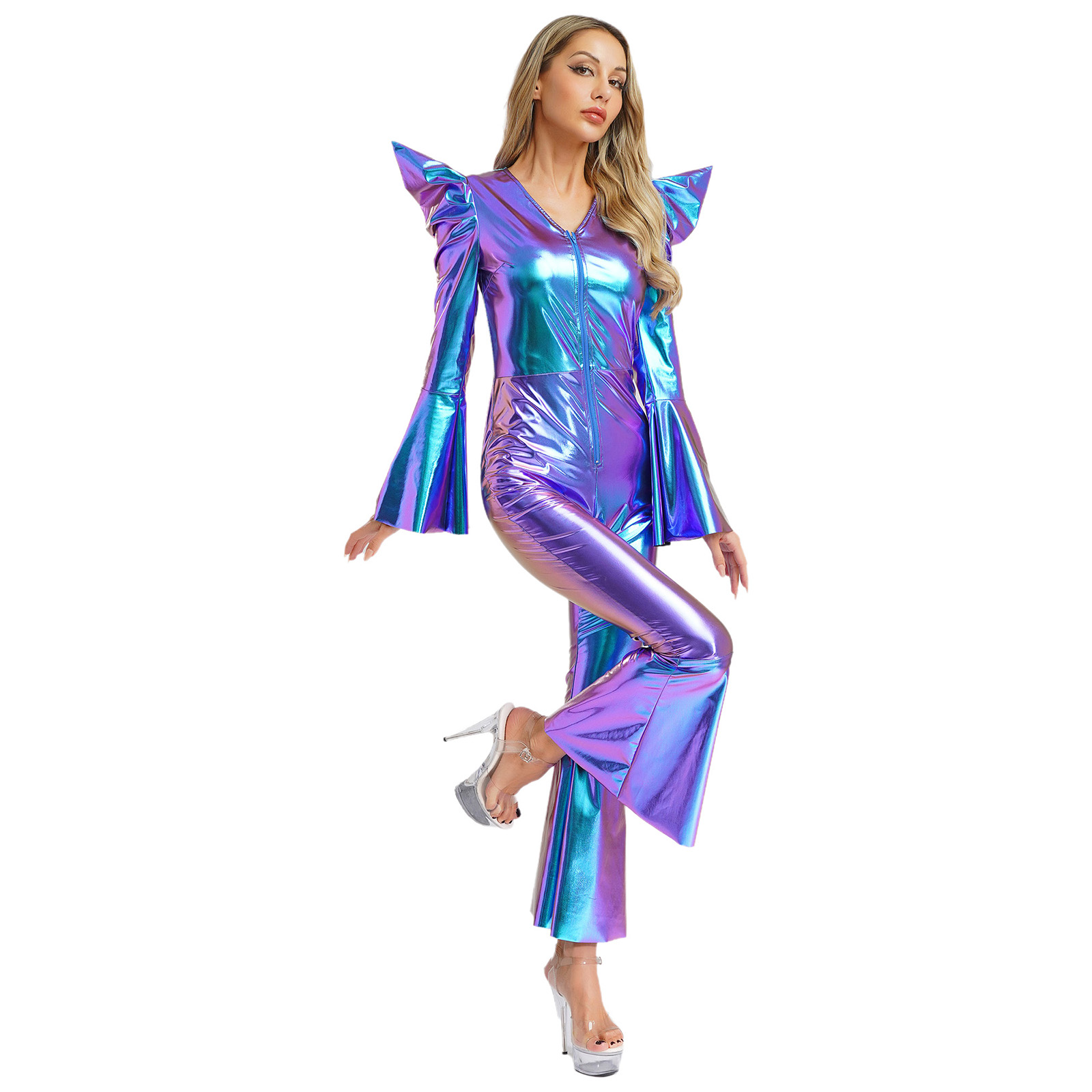 Women 70s Disco Hippie Cosplay - Women'S Fashion From The 70S recension och pris