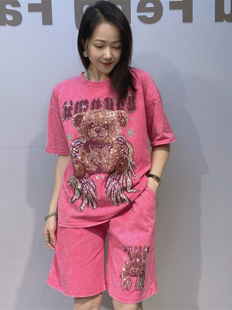 Casual Tie-Dye round Neck Shor - Tie Dye Two Piece recension och pris