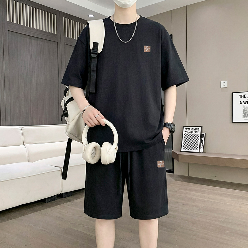 【T-Shirt + 5-Point Shorts】Men' - Tie Dye Two Piece recension och pris