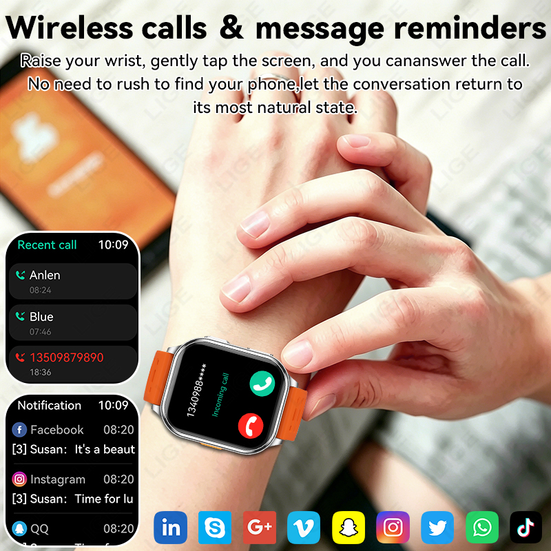 LIGE 2026 Camera Smart Watch M - Women Fashion Video recension och pris