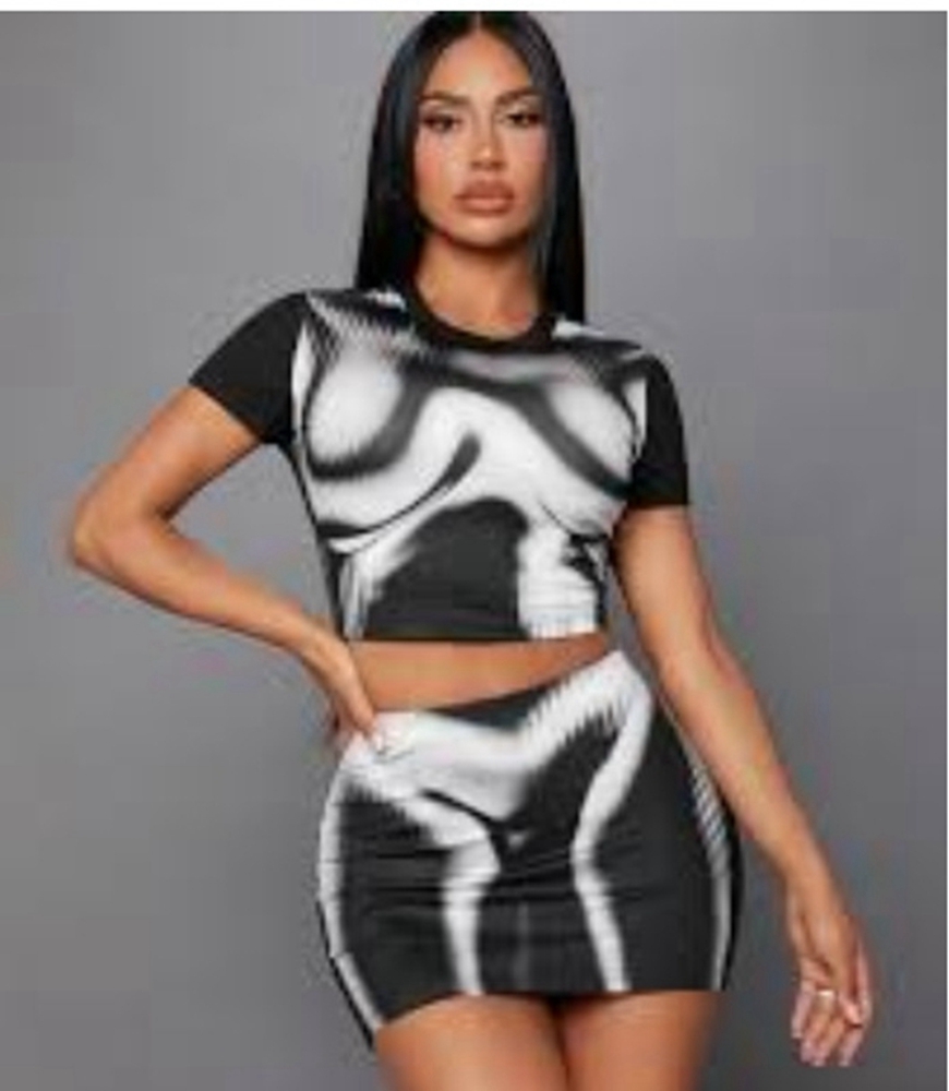 STYLISH LADY Tie Dye Printed S - Tie Dye Two Piece recension och pris