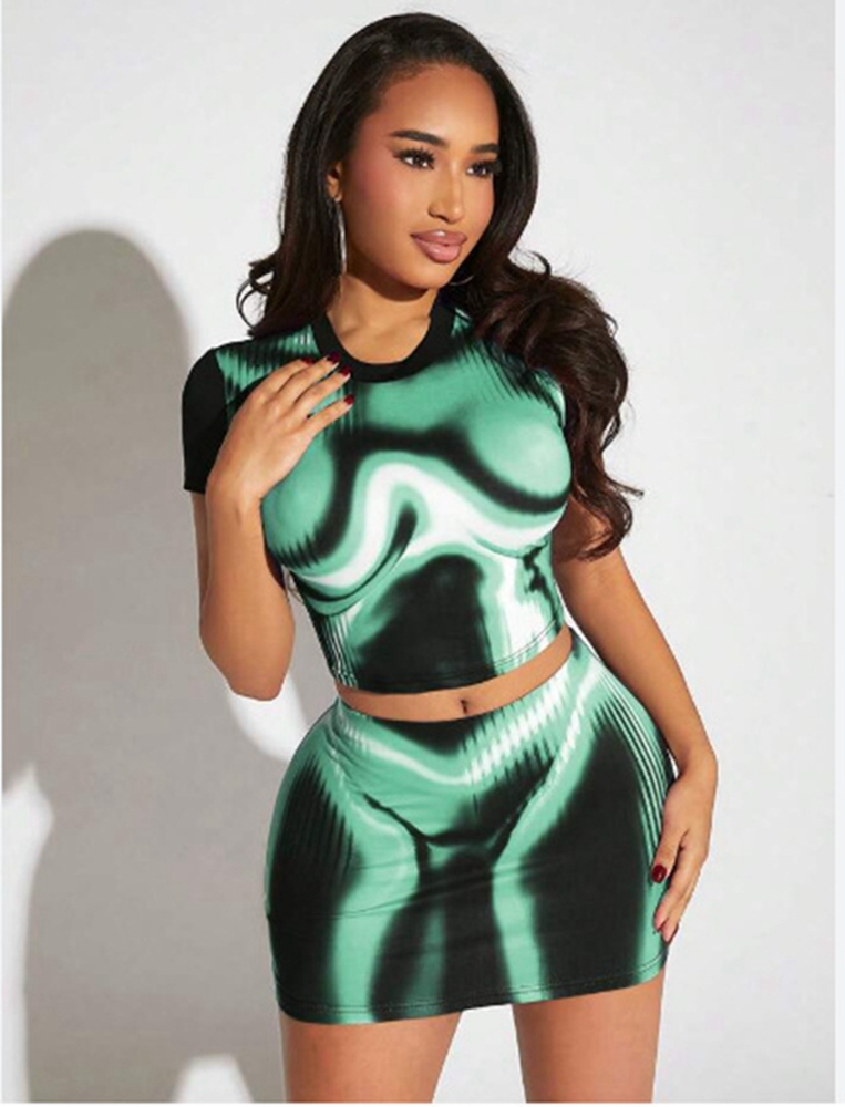 STYLISH LADY Tie Dye Printed S - Tie Dye Two Piece recension och pris