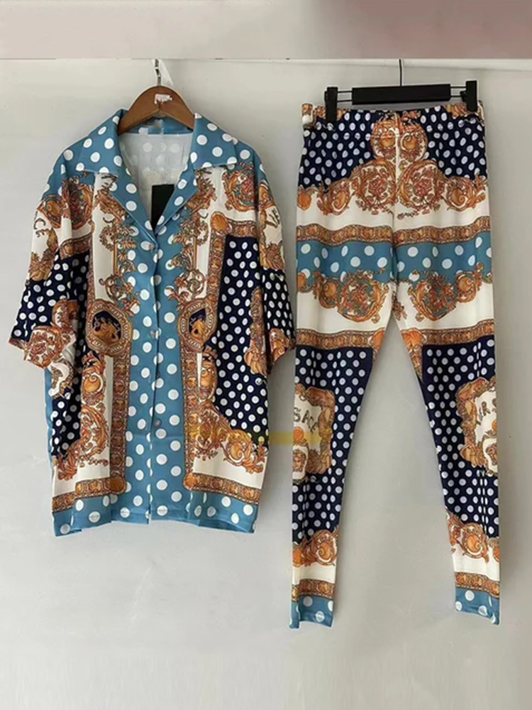 Designer retro geometric print - Women'S Fashion Pajamas recension och pris