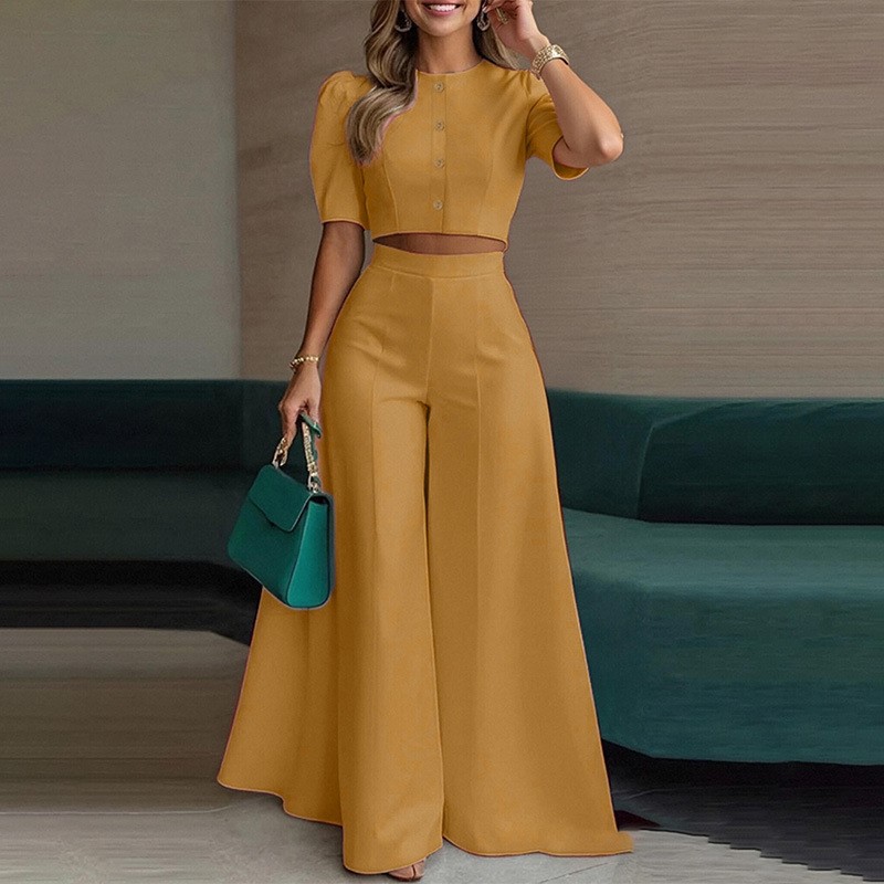 Elegant Solid Color 2 Piece Se - Women'S Fashion Trends Spring 2026 recension och pris