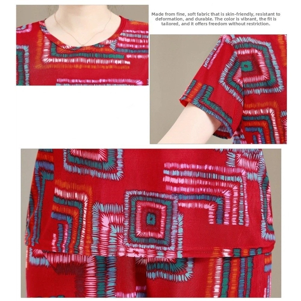 Fashion Plus Size Elderly T-sh - Women'S Fashion Pajamas recension och pris